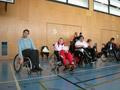 Teamspiel "Bocciarianer 
						St. Franziskus" gegen "Boccia Wien"